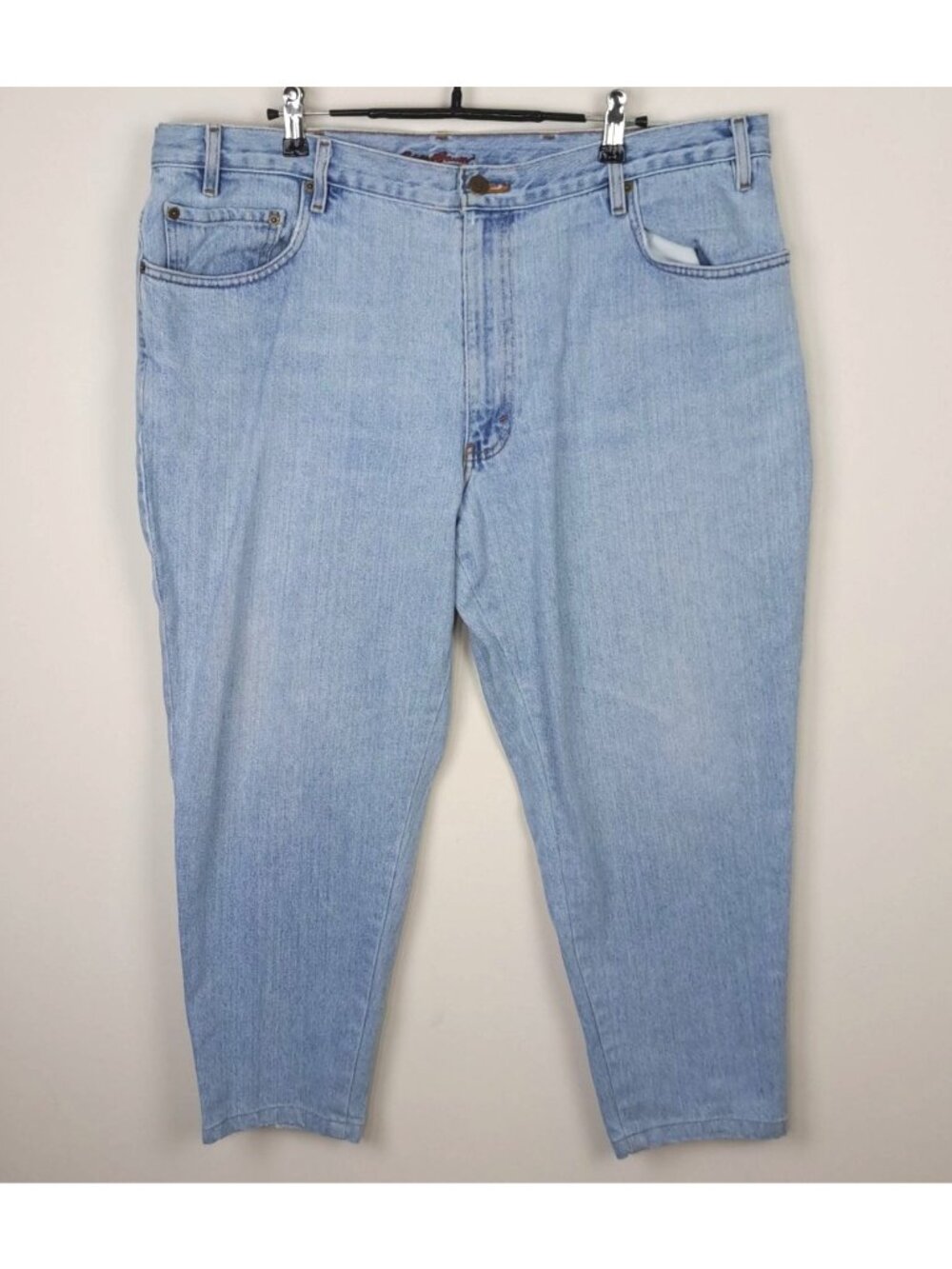 Eddie Bauer Size 42 Straight Leg Relaxed Fit Jeans Blue Denim Casual Vintage